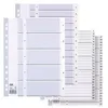 Image de Elba Intercalaire NumÂ¿Rique En Plastique, Format A4, Blanc,