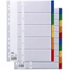 Image de Elba Intercalaire NumÃ©rique En Plastique, Format A4, ColorÃ©,