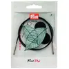 Image de Cordon en plastique avec 2 embouts pour pointes aiguilles longues - 80 cm