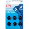 Image de Bouton-pression à coudre 13 mm Noir 6 pcs