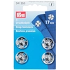 Image de Bouton-pression à coudre 17 mm Argent 4 pcs