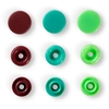 Image de Bouton-pression Color Snaps 12,4 mm 30 pcs Rond Vert-Vert clair-Brun