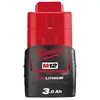 Image de Batterie Milwaukee M12 B3 RedLithium Li-Ion 12V 3.0Ah 4932451388