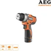 Image de Perceuse-visseuse AEG 12V Prolithium-ion - 2 batteries 2.0Ah - 1 chargeur 40mins - BS12C2 LI-202B