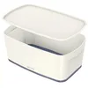 Image de Leitz Mybox - BoÃ®te De Rangement Avec Couvercle - Small - Blanc Et Gris
