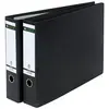 Image de Leitz Cardboard Binder Classeur Ã Anneaux A3 Noir
