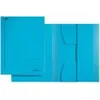 Image de Chemise 3 Rabats A5 18,6 X 25 Carton 320g Bleu