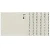 Image de Leitz Intercalaire En Papier Nature, A-Z, Pour 24 Claseurs,