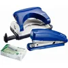 Image de Leitz Lot Agrafeuse 5517 + Perforateur 5055 Bleu + Agrafes NÂ°10