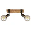 Image de Plafonnier Wood Basic Ã 2 Lampes