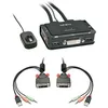 Image de Lindy Compact 2 Port KVM Switch - Commutateur Ã©cran-clavier-souris/audio/USB - 2 x KVM / audio / USB - 1 utilisateur local - de bureau
