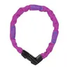 Image de ChaÃ®ne Antivol Ã Combinaison - Acier + Gaine Tissu - TrÃ©sor 1385/75 Neon Rose Abus
