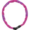 Image de Chaine Ã  maillons carrÃ©s 4mm - Ã  combinaison - Steel-O-Chain 4804C/75 - Rose ABUS