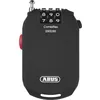 Image de CÃ¢ble antivol ABUS 2502/85 noir fermeture Ã  combinaison