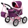 Image de Bayer Design - 13057 - Poussette Landau Pour PoupÃ©e - RÃ©glable - Trendy Prune - 68 Cm