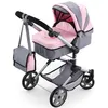 Image de Bayer Grand Landau Pour PoupÃ©e - Neo Pro - RÃ©glable - Gris/Rose - 51-89 Cm