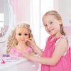 Image de Bayer TÃªte Ã Coiffer De PoupÃ©e Super Model Charlene 27 Cm 90088aa