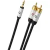 Image de Oehlbach I-Connect Jack RCA Noir - Câble Mini-Jack 3,5 mm / RCA de 5 m
