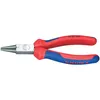 Image de Pince Ã  becs ronds polie avec gaines bimatiÃ¨re 160 mm Knipex 22 02 160