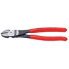 Image de Pince coupante de cÃ´tÃ© Ã  forte dÃ©multiplication 140mm gainÃ©e plastique Knipex 74 01 140