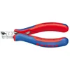 Image de Knipex Pince coupante oblique pour l'Ã©lectronique polie avec gaines bi-matiÃ¨re 120 mm - 62 12 120