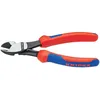 Image de Pince coupante de cÃ´tÃ© Ã  forte dÃ©multiplication avec ressort d'ouverture 180 mm Knipex 74 12 180