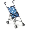 Image de Mini buggy Roma Design bleu avec motifs pour poupÃ©e