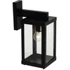 Image de Brilliant - Gaia Applique ExtÃ©rieure - Descendante - Coloris Noir - MÃ©tal/Verre E27 1x60w