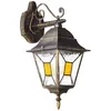Image de Janel Applique ExtÃ©rieure Descendante. Noir Dore. E27 Max 60w. Ampoule Non Incluse