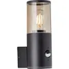 Image de Sergioro Applique ExtÃ©rieure Avec Detecteur, Noir Depoli, E27 20w , Ampoule Non Incluse