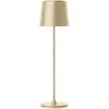Image de Lampe A Poser D'extÃ©rieur - Brilliant - Kaami - Rechargeable - Or Mat - Led - 2w - 310lm - 3000k - Dim - Usb - 3-Step Dim - Ip5