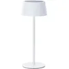 Image de Lampe De Table D'extÃ©rieur - Brilliant - Picco - Led Et Solaire - MÃ©tal Et Plastique - 5 W - Blanc
