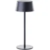 Image de Lampe De Table D'extÃ©rieur - Brilliant - Picco - Led Et Solaire - MÃ©tal Et Plastique - 5 W - Noir DÃ©poli