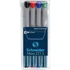 Image de Schneider Marqueur Universel Maxx 221 Pte Super Fine Non-Permanent Pochette 4 Assorti