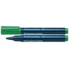 Image de Schneider Lot De 10 Marqueurs 133 Permanent Pointe Biseaut?E Vert