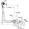 Image de SystÃ¨me de vidage - remplissage baignoire Grohe Talentofill