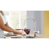 Image de Grohe-Mitigeur Ã©vier MINTA monocommande 15x21. monotrou. bec c. avec mousseur extractible. bec haut orientable. clapets anti-retour intÃ©grÃ©s. chro