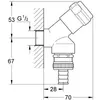 Image de GROHE 41190000 Eggemann Connexion 1/2 Pouces avec Clapet Anti-Retour Import Allemagne