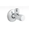 Image de ROBINET D'ARRET EQUERRE 3/8" AVEC ROSACE GROHE FRIEDRICH