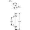 Image de Grohtherm 800 Mitigeur thermostatique Douche 1/2", chromÃ© (34561000)