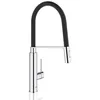 Image de Mitigeur Ã©vier CONCETTO GROHE 31491000 - col de cygne professionnel - douchette dÃ©clipsable 2 jets - noir