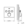 Image de SmartControl Mitigeur encastrÃ© 3 sorties (29149000)