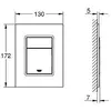 Image de Grohe Skate Cosmopolitan S Plaque de commande WC, 37535SH0