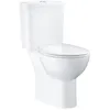 Image de GROHE Pack WC a poser Bau Ceramic 39495000 - Siege et abattant amovible - Volume de chasse 3/6 L -Porcelaine vitrifiÃ©e -Blanc alpin