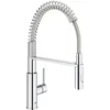 Image de Mitigeur Ã©vier GET 360Â° GROHE 30361000 - col de cygne professionnel - douchette dÃ©clipsable - chromÃ©