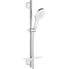 Image de Rainshower Smartactive - Set De Douche De TÃªte 130, 3 Jets, Barre 600 Mm Et Flexible, Blanc Lunaire 26576ls0 - Grohe