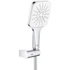 Image de Grohe GROHE 26588LS0 Rainshower 130 SmartActive Cube Support Mural 3 Types de Jets Blanc Lune, Moon White, 130 mm