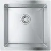 Image de GROHE Ãvier en acier inoxydable K700 31578SD1 - A encastrer - 1 bac - sans Ã©gouttoir - 46.4x46.4 cm - Inox