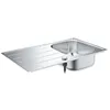 Image de Ãvier K200 GROHE 31552SD1 1 bac + 1 Ã©gouttoir - inox