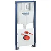Image de Solido - BÃ¢ti-support Pour Wc Suspendu, Hauteur 1,20 M, Plaque De DÃ©clenchement Even, Chrome 39930000 - Grohe